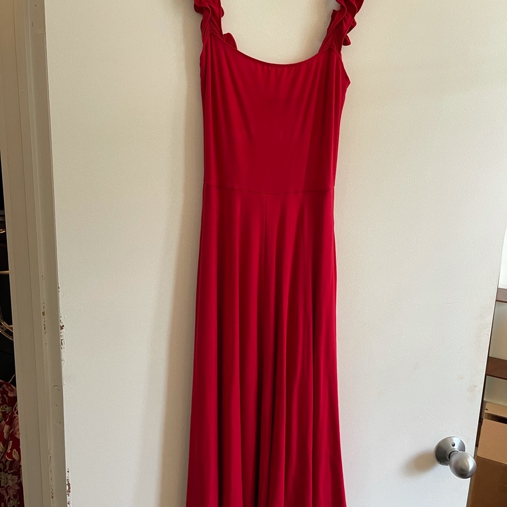 Beautiful red reformation dress